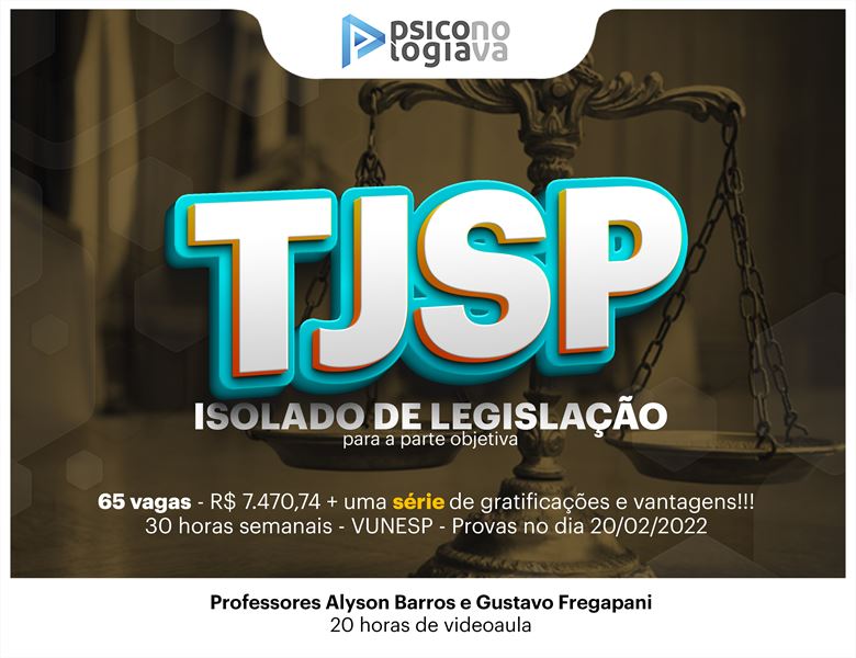 [TJSP - Isolado de Legislação para o Tribunal de Justiça de São Paulo]