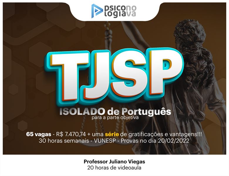 [TJSP - Isolado de Português para o Tribunal de Justiça de São Paulo]