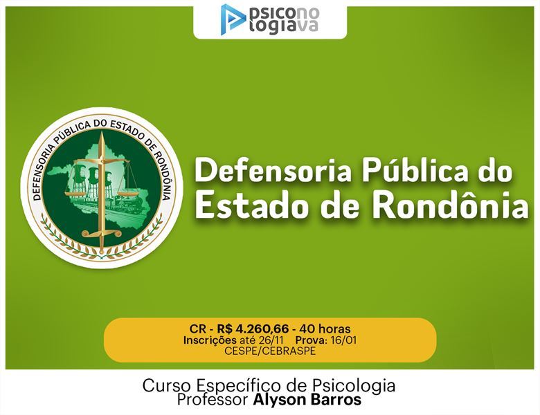 [DPE-RO Defensoria Pública Rondônia]