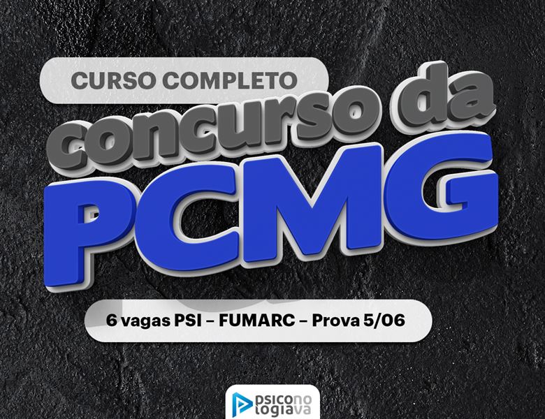 [PCMG - Curso completo para a prova objetiva Polícia Minas Gerais]