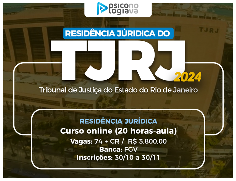 [Residência Jurídica - TJRJ Tribunal de Justiça do Rio de Janeiro]