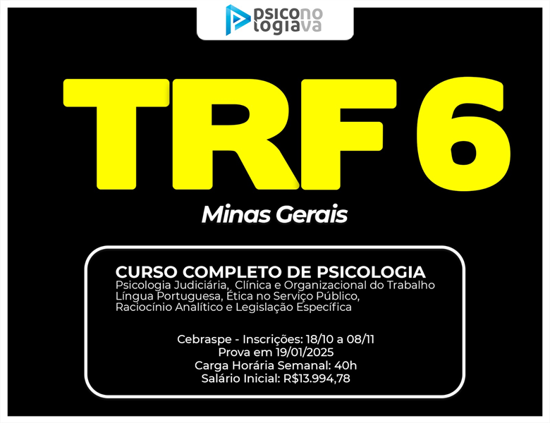 [Curso Completo de Psicologia para o TRF 6]