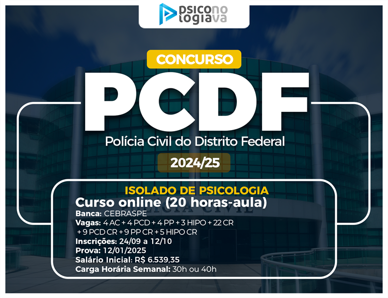 [Curso Isolado de Psicologia para a PCDF]